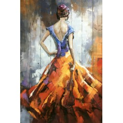 Tableau métal Julia 40x60 EN RELIEF