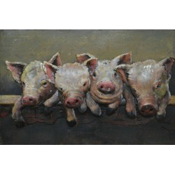 Four Pigs 40x60