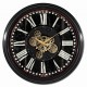 HORLOGE MURALE METAL A ENGRENAGES TOURNANTS DIAM 70 CMS