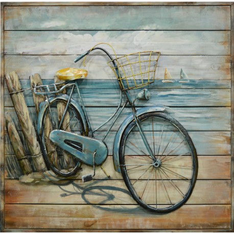 Vélo à la plage 80x80