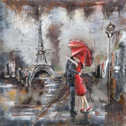 Latour Eiffel des amoureux 100x100