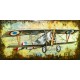 Tableau métal Avion Nieuport Nie 17 60X120 EN RELIEF