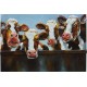 Tableau métal Les vaches 60x90