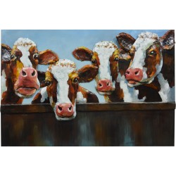 Tableau métal Les vaches 60x90