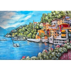 Tableau métal Riviera 80x120 EN RELIEF