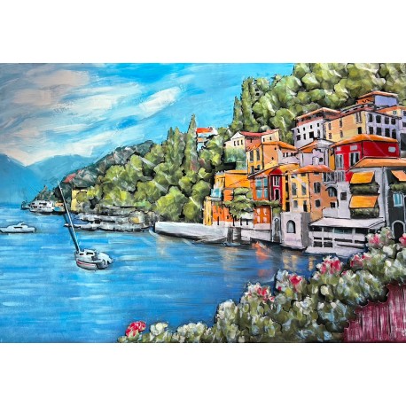Tableau métal Riviera 80x120 EN RELIEF
