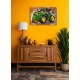 Tableau métal Tracteur VERT 40x60 EN RELIEF