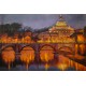 Tableau métal Rome 80x120 EN RELIEF