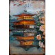  Tableau métal Kyoto 60X90 EN RELIEF