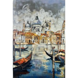 Tableau métal Venise 80x120 EN RELIEF