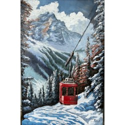 Tableau métal cabine 80X120 EN RELIEF
