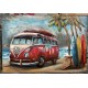 Tableau métal Surf combi 80x120 EN RELIEF