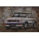 Tableau métal golf vintage 40X60 EN RELIEF