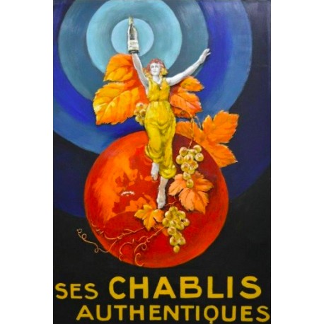 Tableau métal Chablis 40x60 EN RELIEF