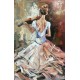 Tableau métal Violoncelle 80x120 
