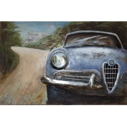 Tableau métal Alfa 40x60 EN RELIEF