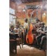 Tableau métal Jazz 80x120 EN RELIEF