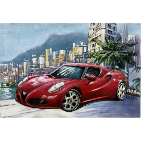 Tableau métal alfa 60x90 EN RELIEF