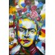 Tableau métal Frida 60X90 EN RELIEF