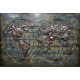 Tableau méta Map 80x120 EN RELIEF
