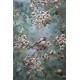 Tableau métal L'Oiseau en fleurs 80x120 EN RELIEF