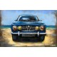 Tableau métal Alfa Romeo GTV 2000 40x60 EN RELIEF