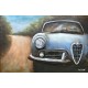 Tableau métal Alfa Romeo Giulietta 40x60 EN RELIEF