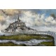 Tableau métal Mont Saint Michel 80x120 EN RELIEF