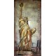 Tableau métal Liberté 60x120 EN RELIEF