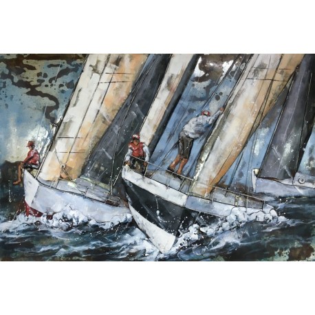 Tableau métal 80x120 EN RELIEF