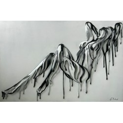 Tableau métal Body Art 80x120 EN RELIEF