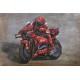 Tableau métal moto 60x90 EN RELIEF
