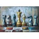 Tableau Métal L'Échiquier 60X90