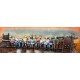 Tableau métal Les temps modernes 50x150 EN RELIEF