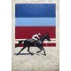 Tableau Métal Le Jockey 60X90