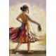 Tableau métal La danse des couleurs 40x60
